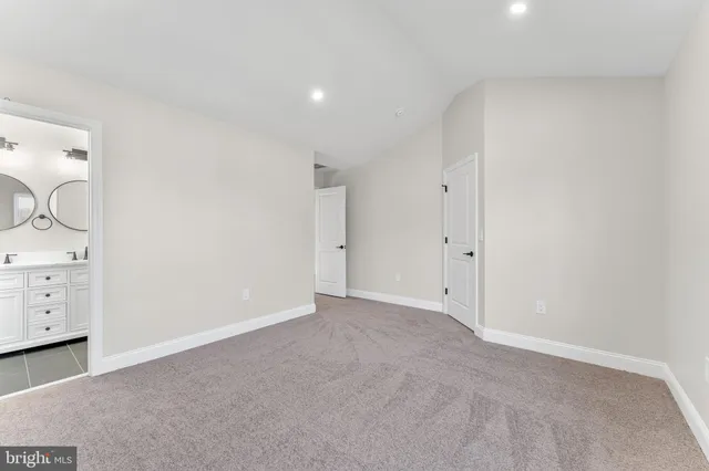 a view of an empty room