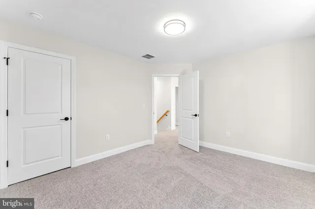 a view of an empty room