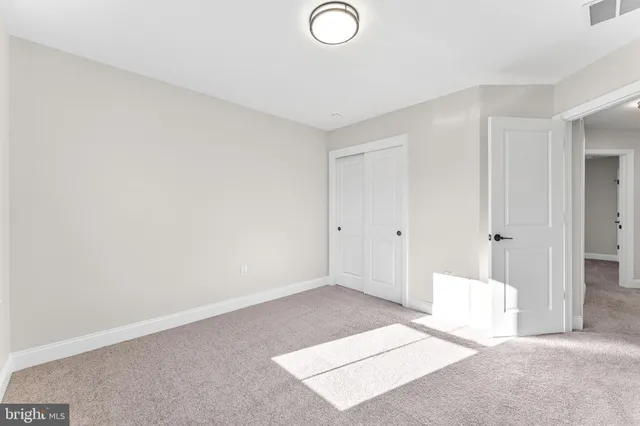 a view of an empty room