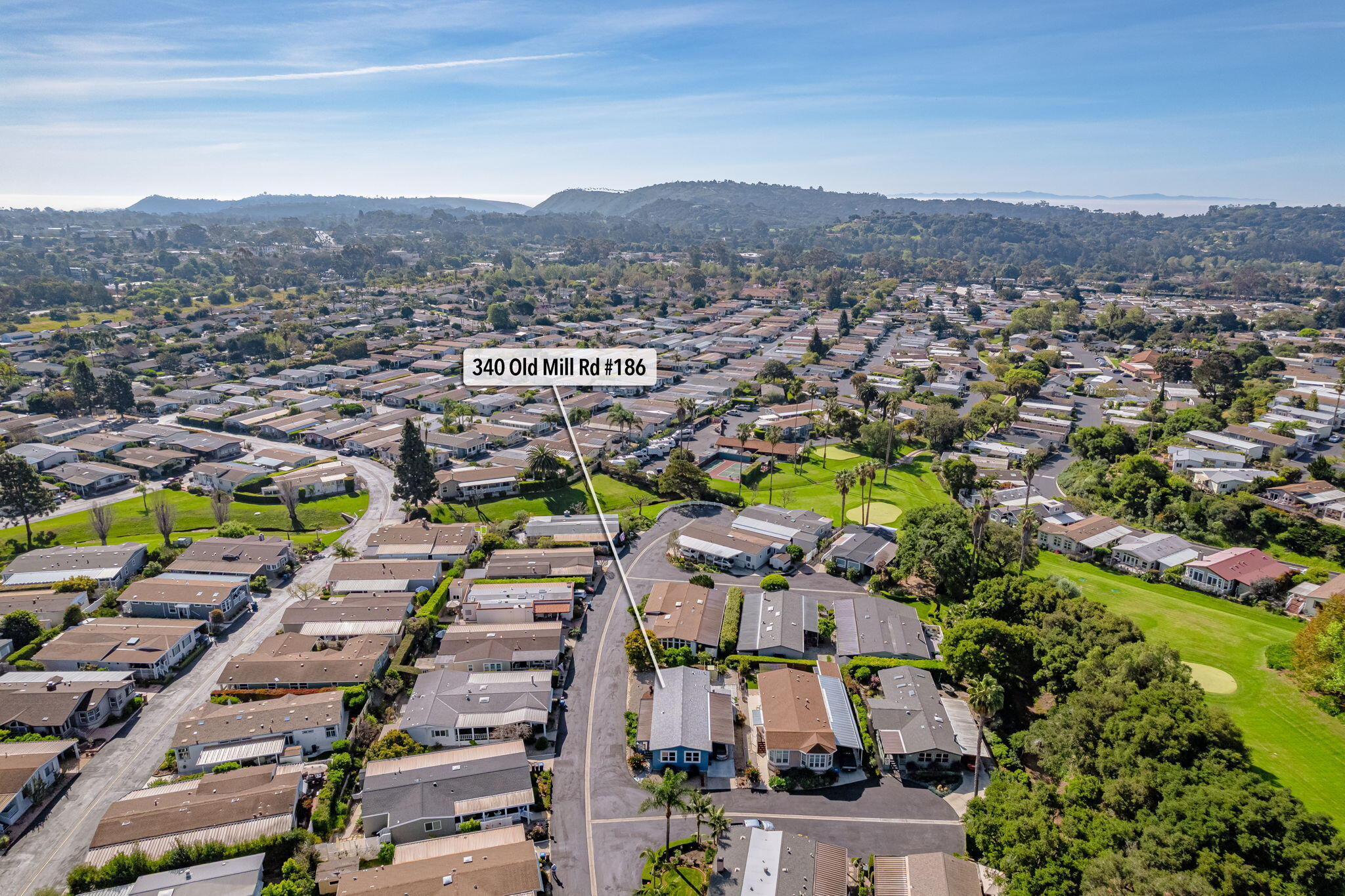 340 Old Mill Road, Unit 186 Santa Barbara, CA 93110 - Photo 40 of 40 01-Aerial View