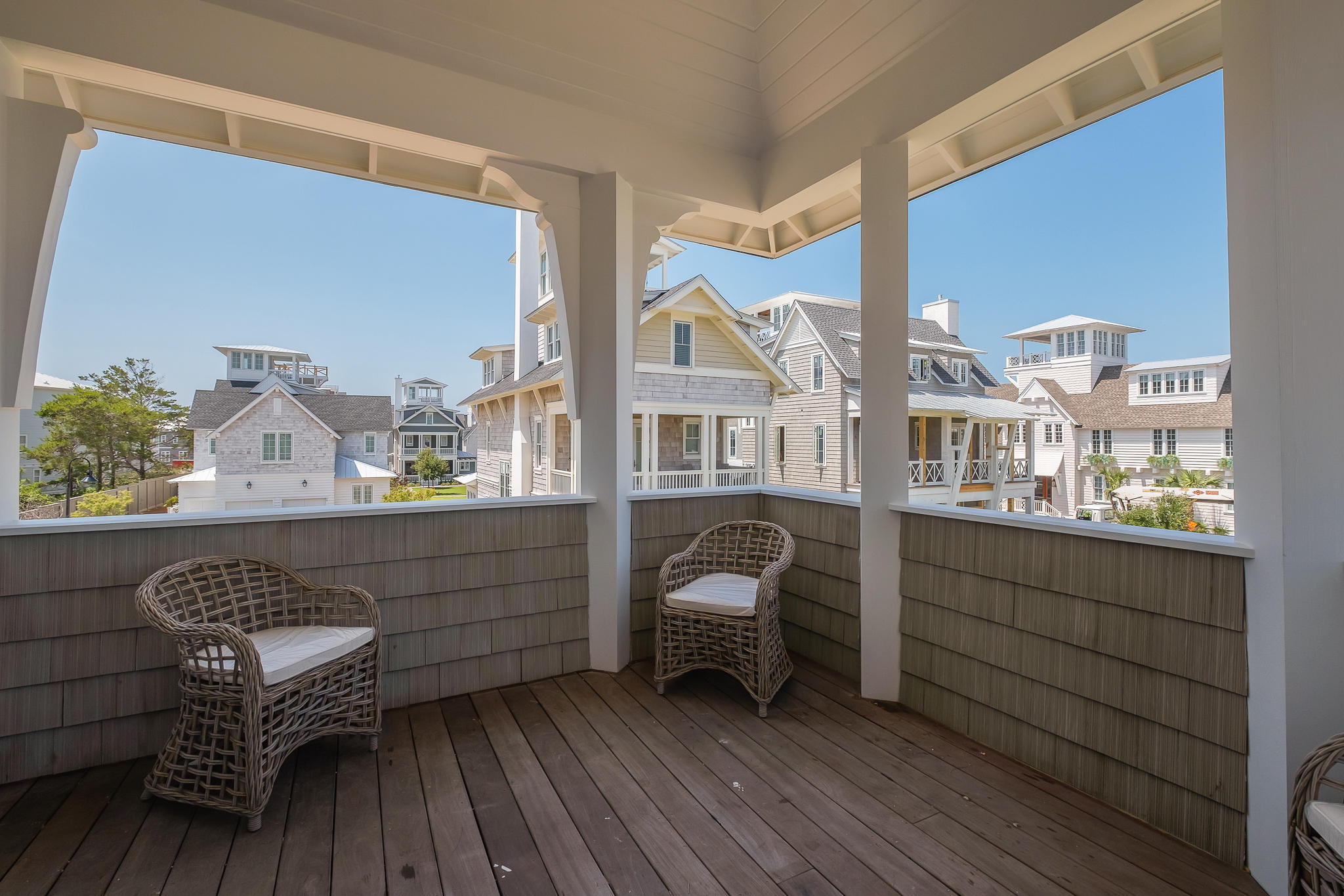 28 Rainer Ln Inlet Beach Inlet Beach, FL 32461 - Photo 17 of 39 a living room with furniture and a wooden floor