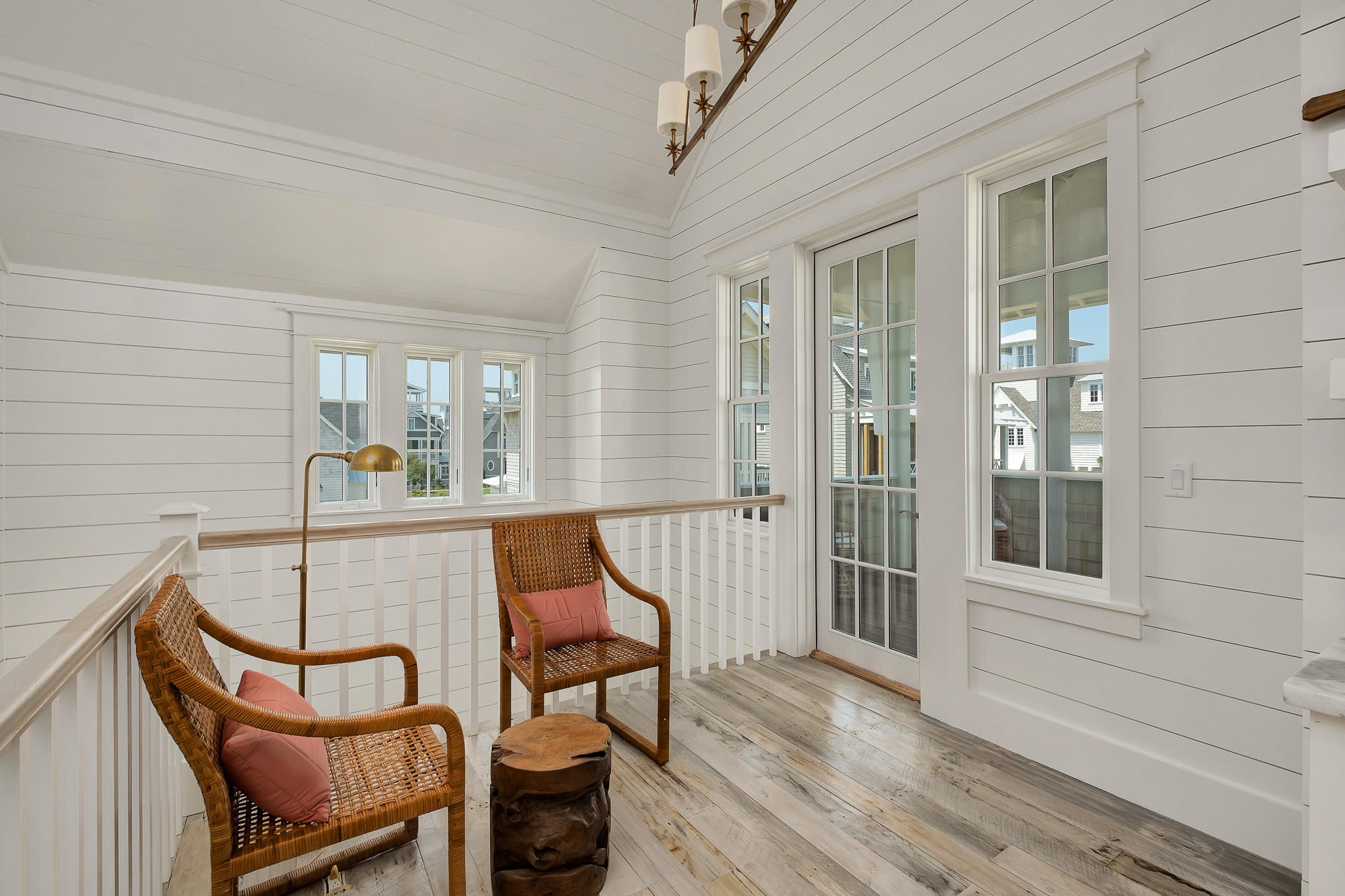 28 Rainer Ln Inlet Beach Inlet Beach, FL 32461 - Photo 19 of 39 a view of a balcony with furniture