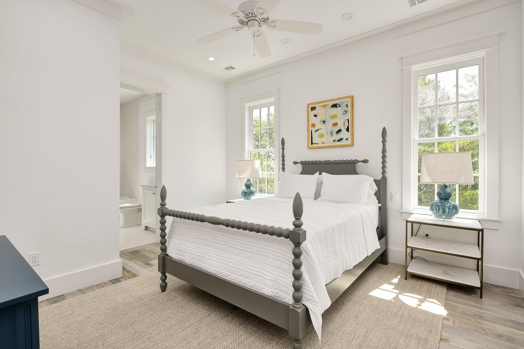 28 Rainer Ln Inlet Beach Inlet Beach, FL 32461 - Photo 28 of 39 a bed sitting in a bedroom next to a window