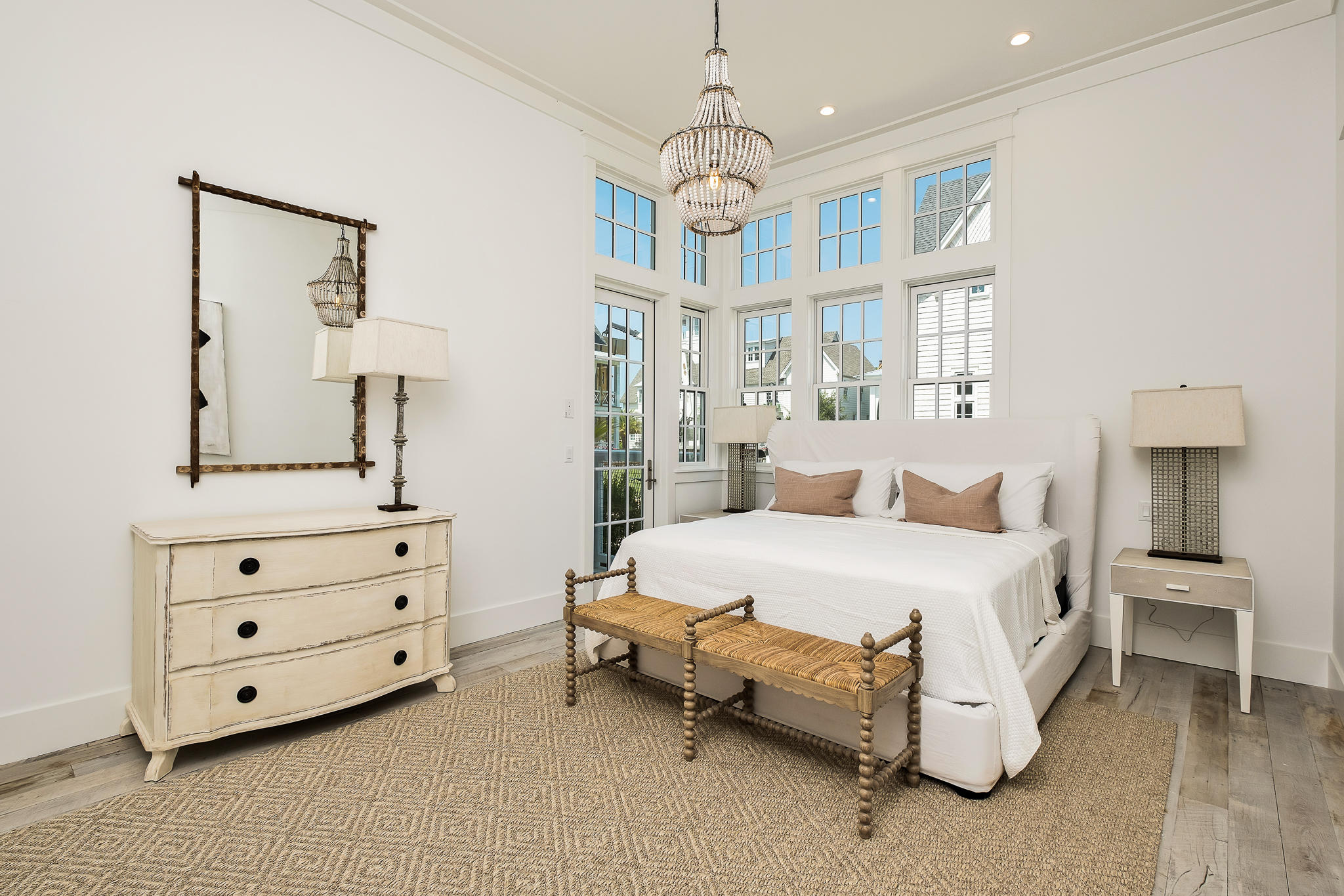 28 Rainer Ln Inlet Beach Inlet Beach, FL 32461 - Photo 36 of 39 a spacious bedroom with a bed and a dresser