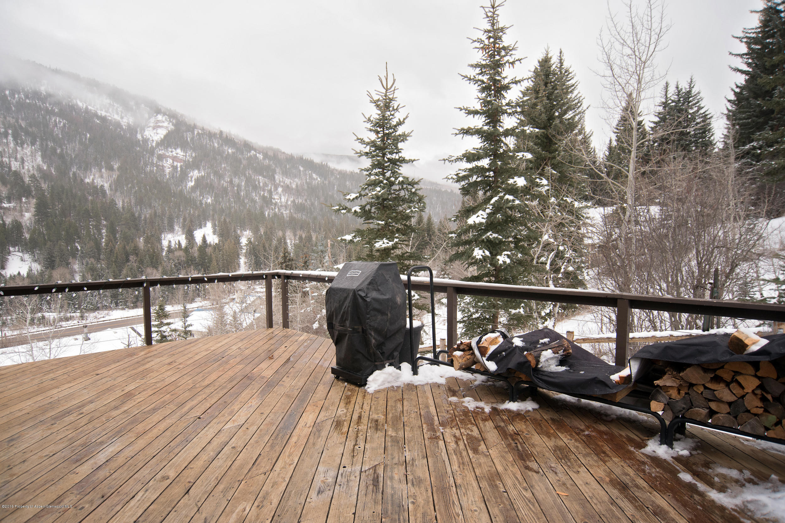 357 Elk Mountain Drive Redstone, CO 81623 - Photo 40 of 40 a view of a balcony with wooden floor and outdoor space