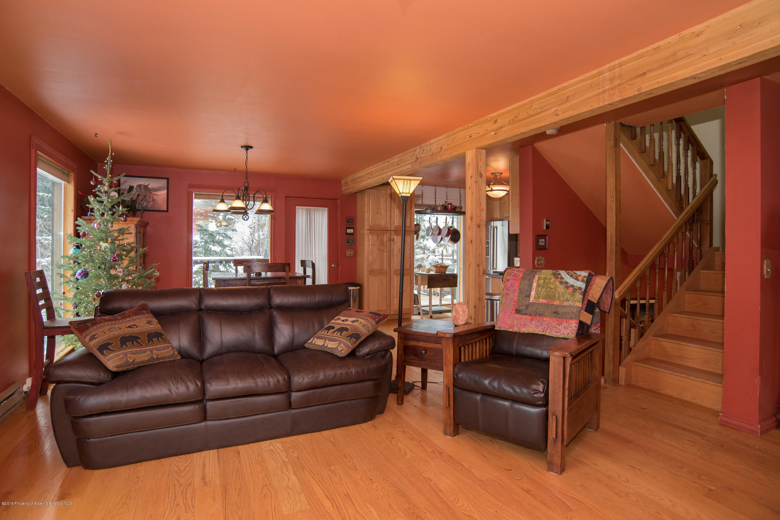 357 Elk Mountain Drive Redstone, CO 81623 - Photo 9 of 40 a living room with furniture and wooden floor