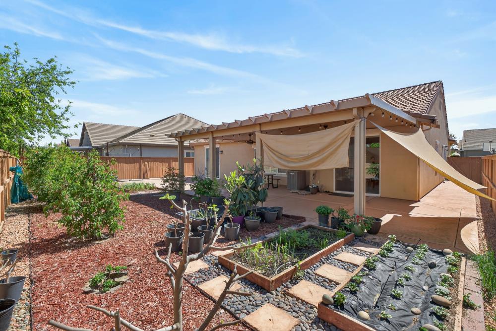 7605 Ferrell Way Elk Grove, CA 95757 - Photo 55 of 69 a view of a house with a yard and potted plants