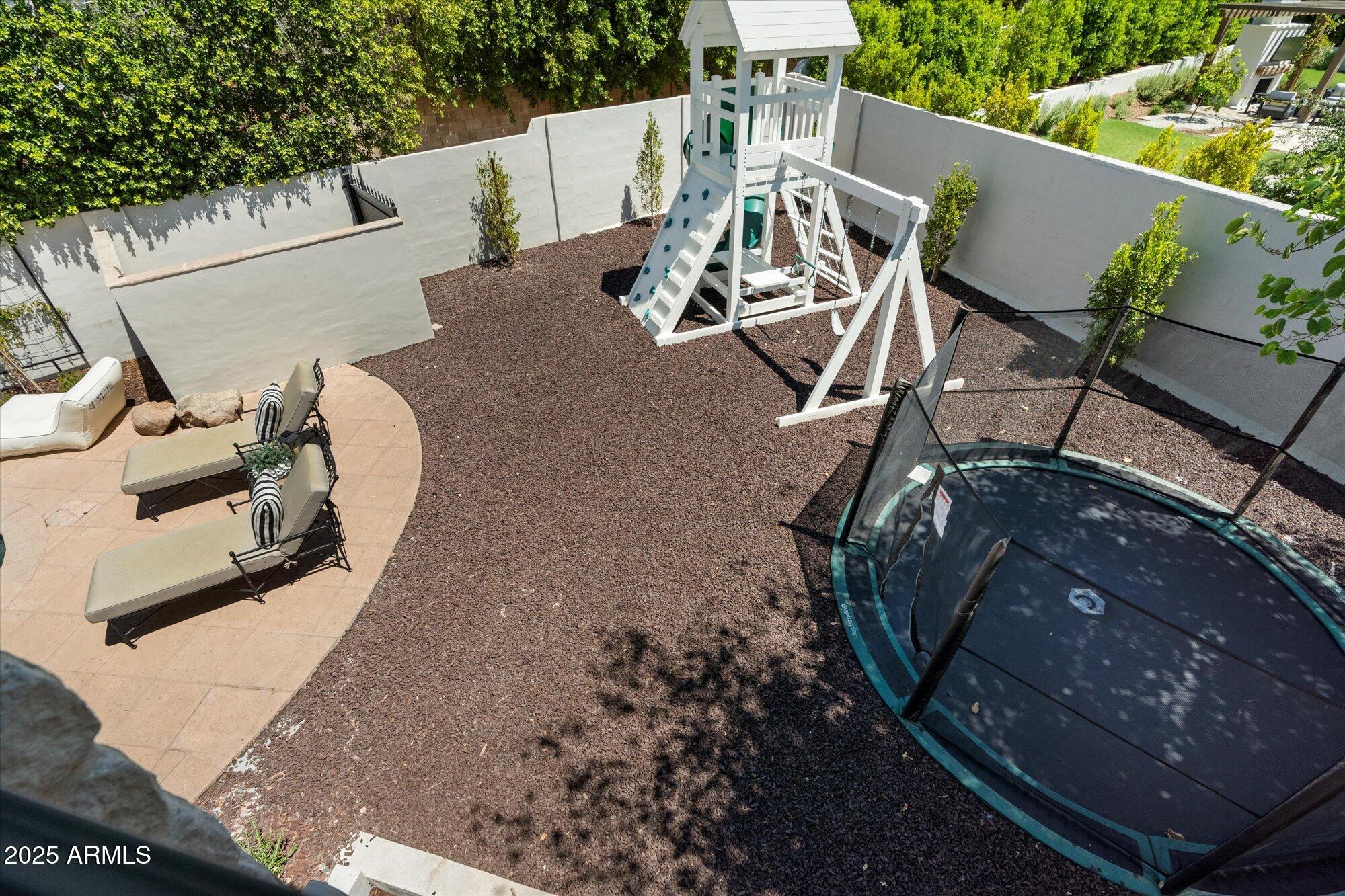 4502 East Exeter Boulevard Phoenix, AZ 85018 - Photo 42 of 48 Play Area with Trampoline
