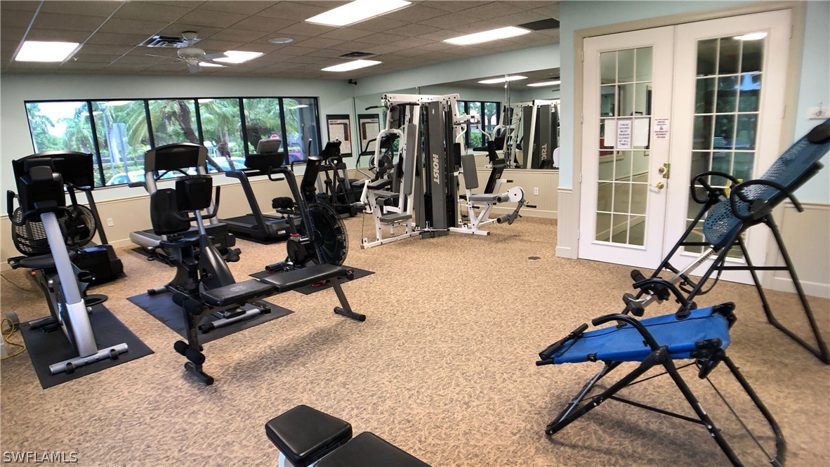 14111 Brant Point Circle, Unit 2201 Fort Myers, FL 33919 - Photo 27 of 30 a view of a room with gym equipment