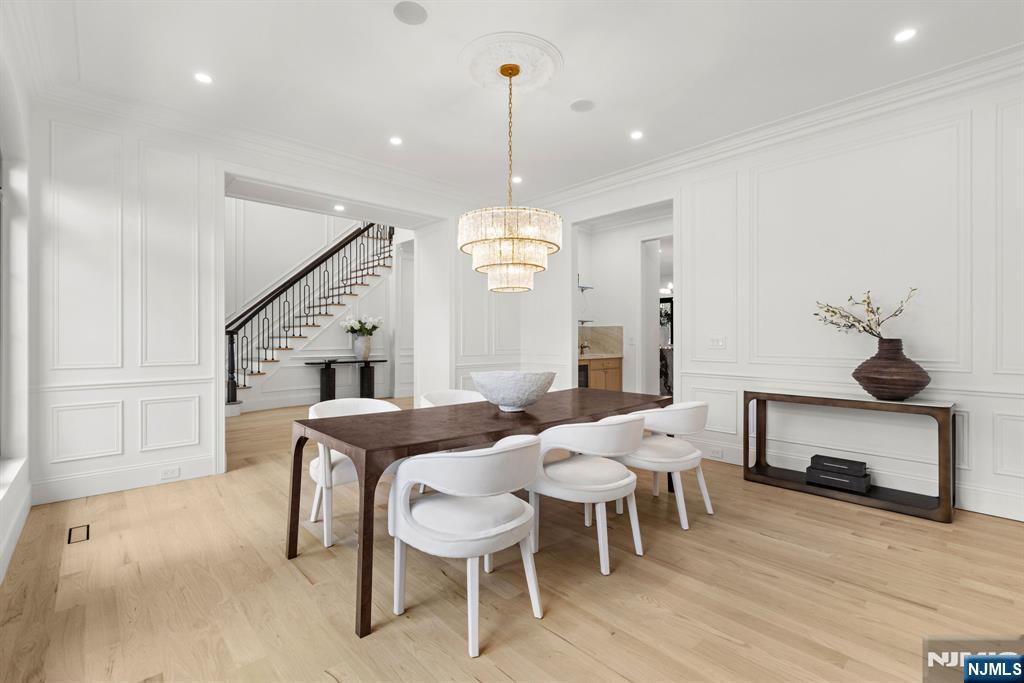 16 Old Farms Road Saddle River, NJ 07458 - Photo 11 of 31 a view of a dining room with furniture window and wooden floor