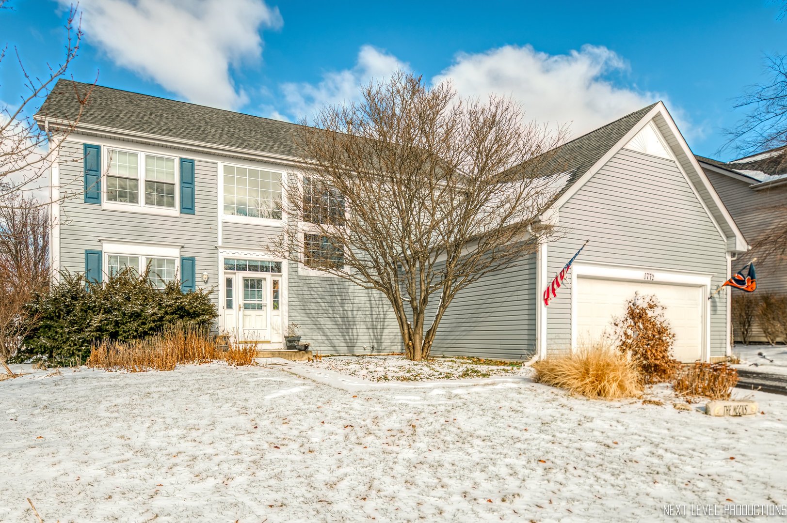 1772 Pinnacle Drive Aurora, IL 60502 - Photo 30 of 48 a view of a house with snow on the road