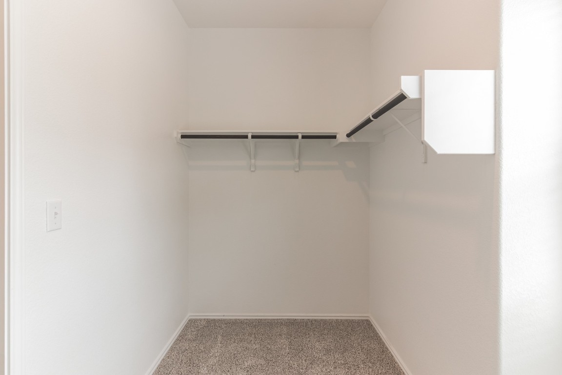 231 Rioja Kyle, TX 78640 - Photo 20 of 29 Walk in closet featuring light carpet