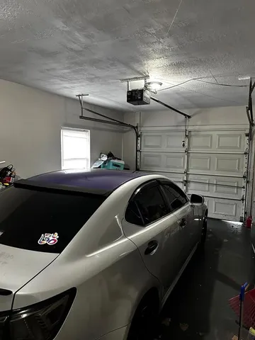 a view of car parked