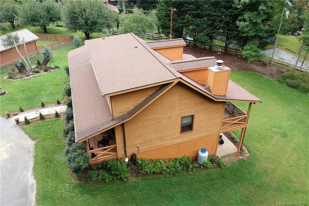 263 Laurel Branch Road Maggie Valley, NC 28751 - Photo 31 of 32 a aerial view of a house with pool table and chairs