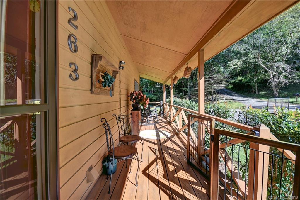 263 Laurel Branch Road Maggie Valley, NC 28751 - Photo 8 of 32 a view of balcony with furniture