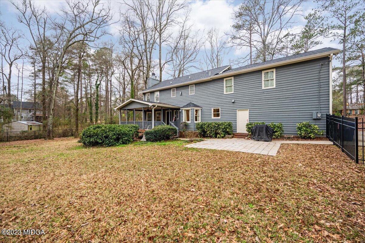 347 Castlegate Road Macon, GA 31210 - Photo 33 of 34 a view of backyard of the house