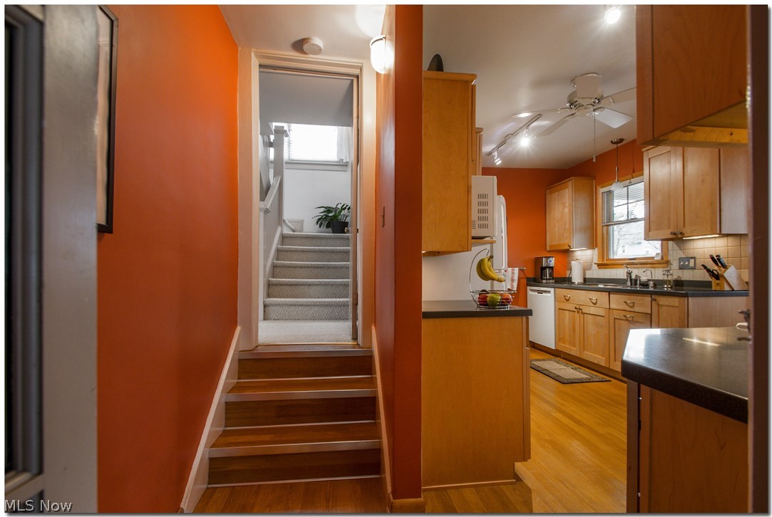 3034 East Overlook Road Cleveland, OH 44118 - Photo 17 of 35 Stairs to the second floor are accessible from the kitchen or the front foyer.