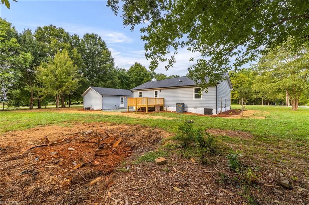 7211 Mason Road Climax, NC 27233 - Photo 24 of 31 A view of the back yard from the Northeast corner.