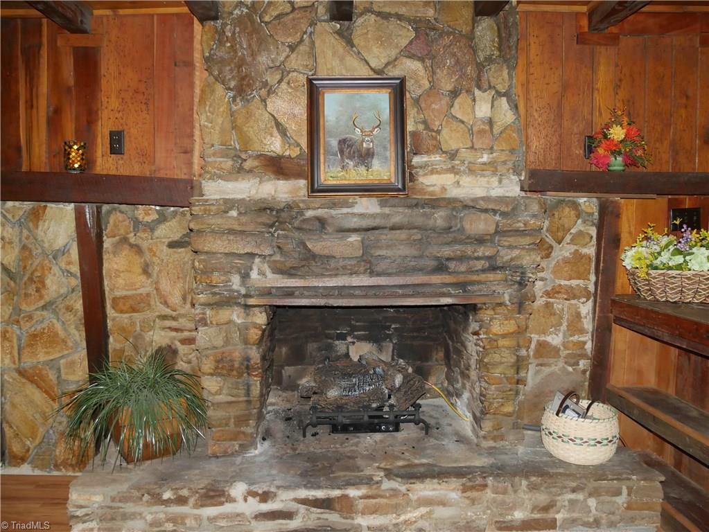 1676 Ray Loop Road Westfield, NC 27053 - Photo 2 of 25 Stone Fireplace