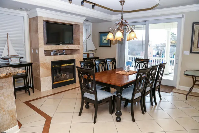 a view of living room with furniture and flat screen tv