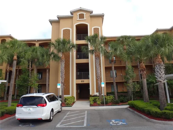 a car parked in front of a house