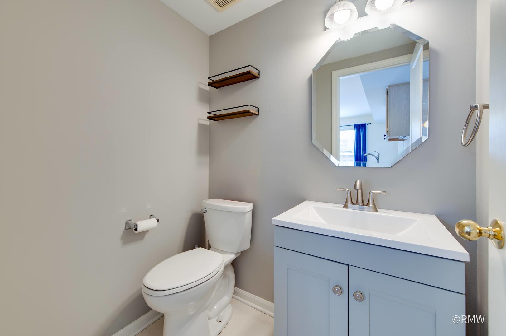 1223 Summersweet Lane Bartlett, IL 60103 - Photo 10 of 22 a bathroom with a toilet sink and mirror