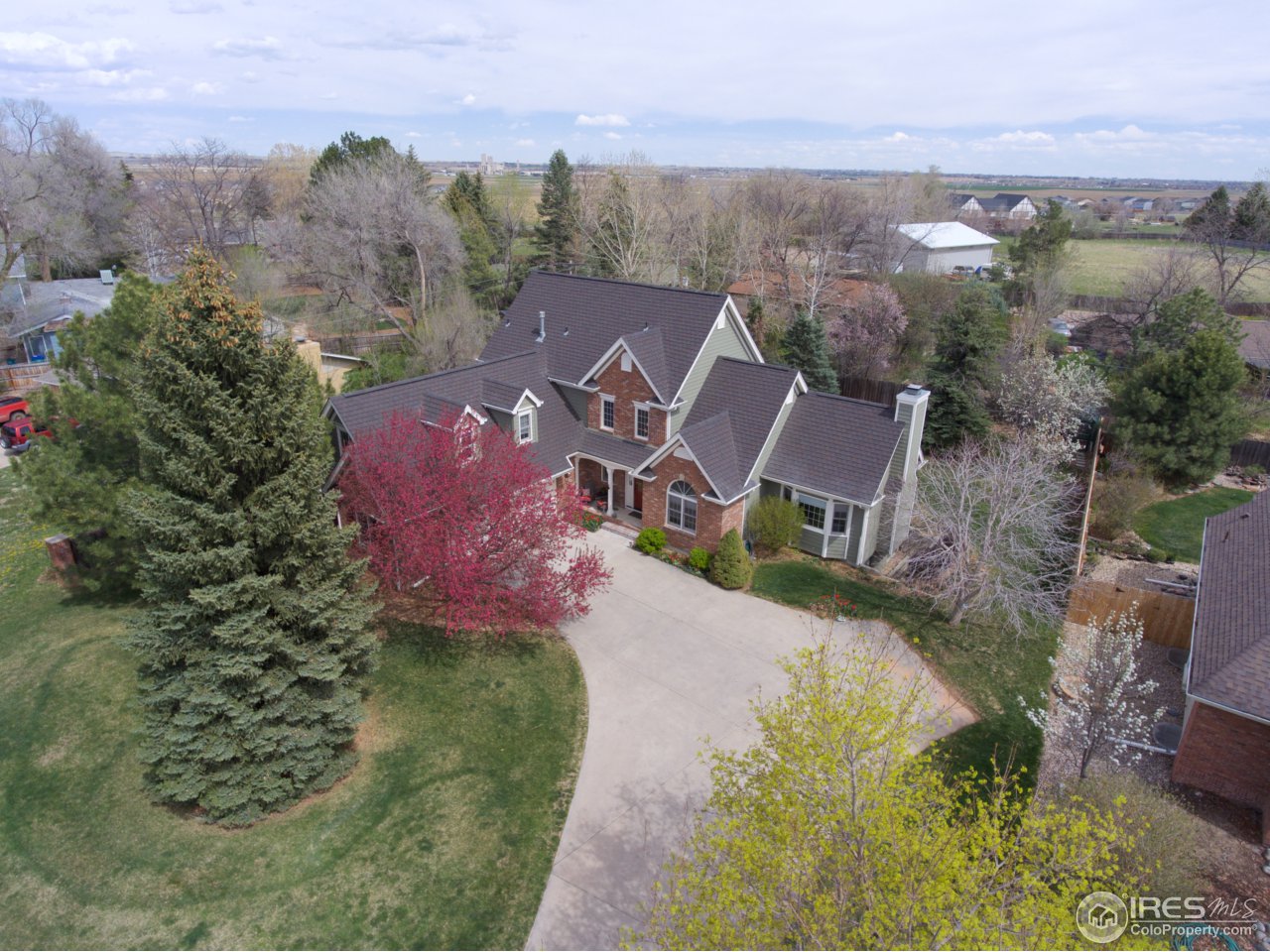 1915 Country Club Road Fort Collins, CO 80524 - Photo 1 of 25 Aerial view from the south