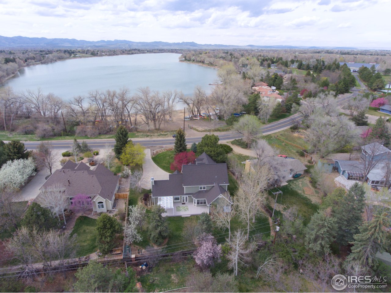 1915 Country Club Road Fort Collins, CO 80524 - Photo 3 of 25 Aerial view to the west