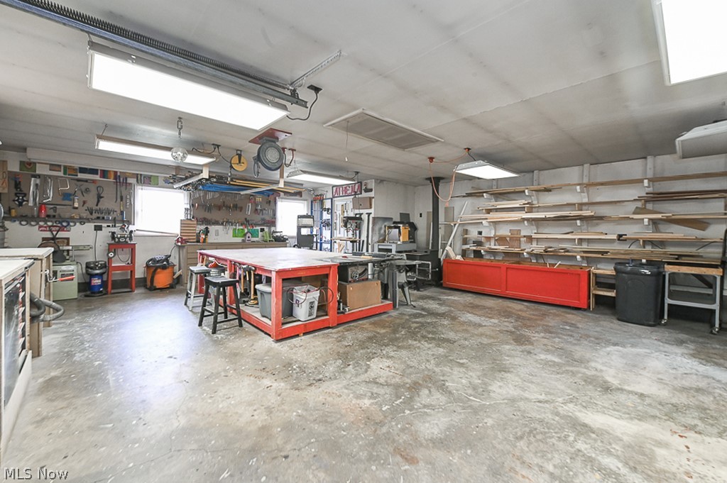 2819 Mayfair Road Akron, OH 44312 - Photo 39 of 49 Garage with a workshop area