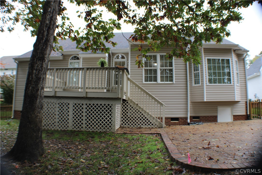 8530 Easton Ridge Place Chesterfield, VA 23832 - Photo 28 of 36 Another view of the back of home with the expansiv