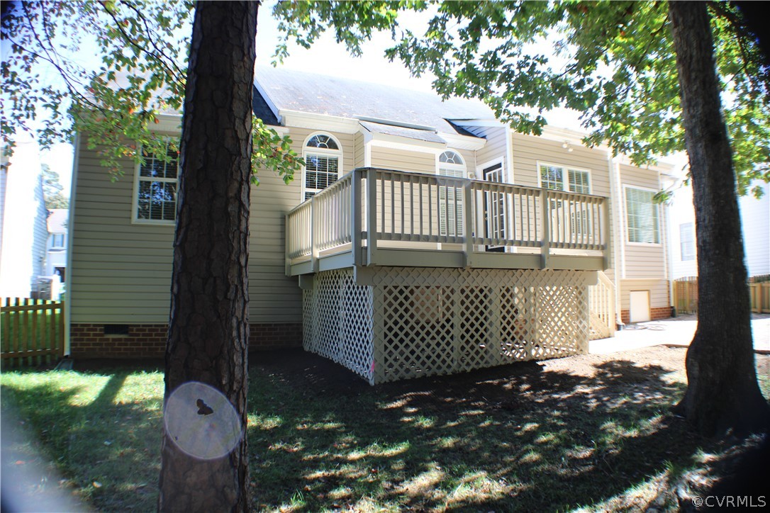 8530 Easton Ridge Place Chesterfield, VA 23832 - Photo 29 of 36 Another view of the back of home with the expansiv