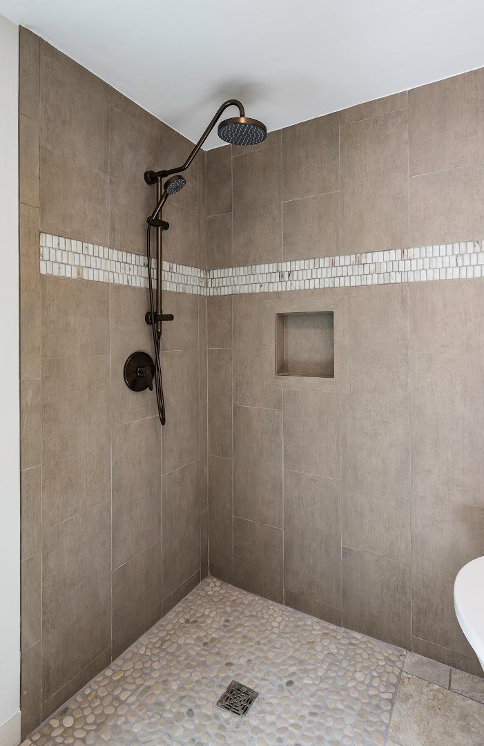 1 Little Creek Road Soquel, CA 95073 - Photo 15 of 21 a bathroom with a shower