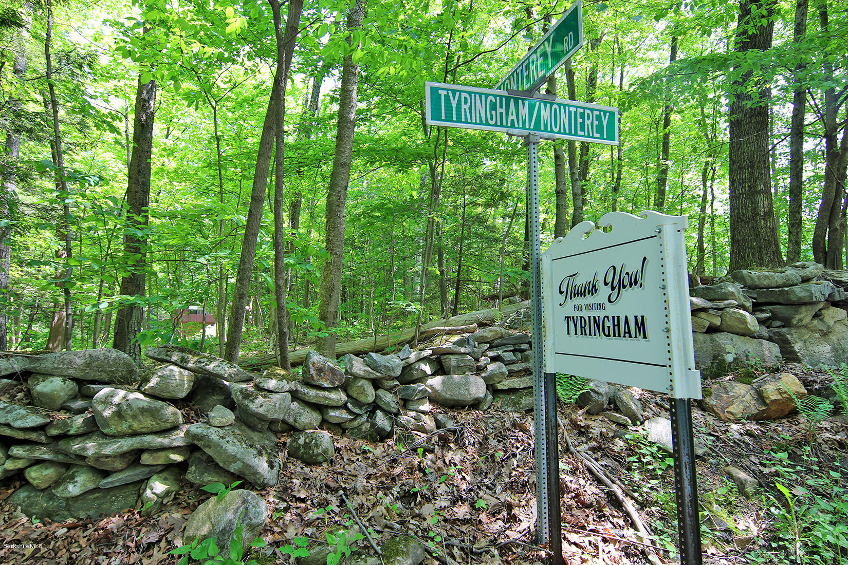 63 Monterey Road Tyringham, MA 01264 - Photo 33 of 34 a sign on the side of the street