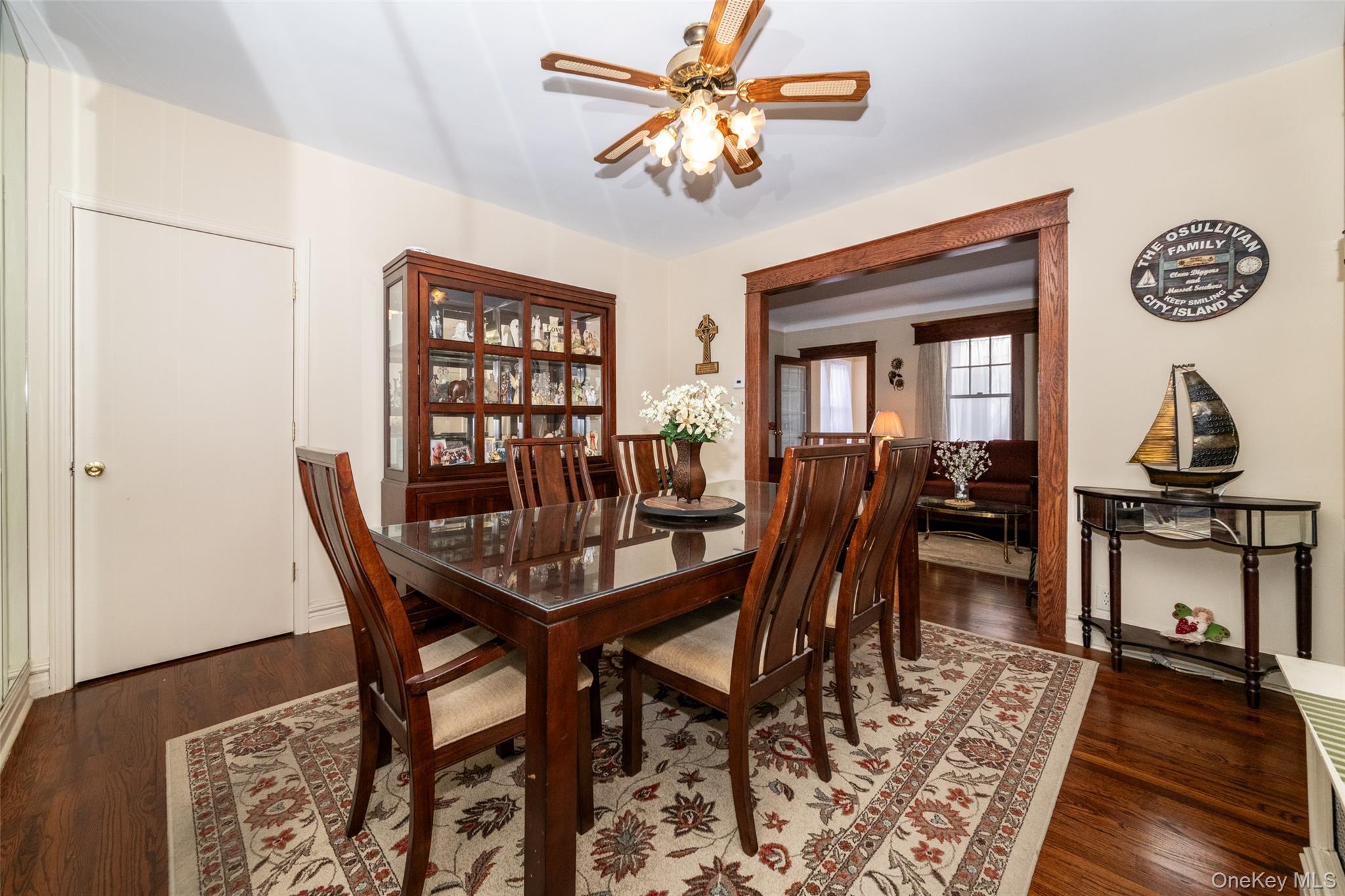 91 Winters Street Bronx, NY 10464 - Photo 8 of 28 looking into the living room/door to the lower level the basement