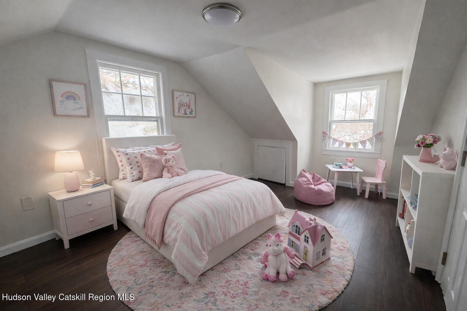 222 Zandhoek Road Hurley, NY 12443 - Photo 13 of 23 a bedroom with a bed and a window