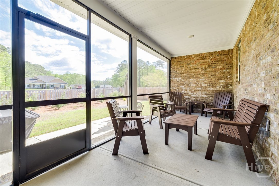 120 Sweetwater Circle Rincon, GA 31326 - Photo 35 of 48 Great screened porch with pet friendly, strong screens.
