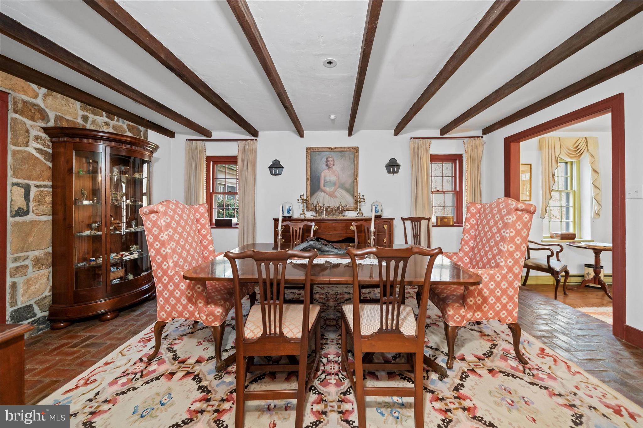975 Brintons Bridge Road West Chester, PA 19382 - Photo 15 of 80 a view of a dining room with furniture window and outside view
