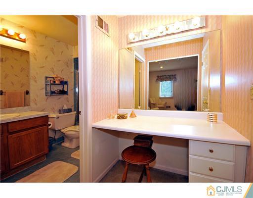 135 Redpine Loop Old Bridge, NJ 08857 - Photo 8 of 9 a bathroom with a sink a toilet and a mirror