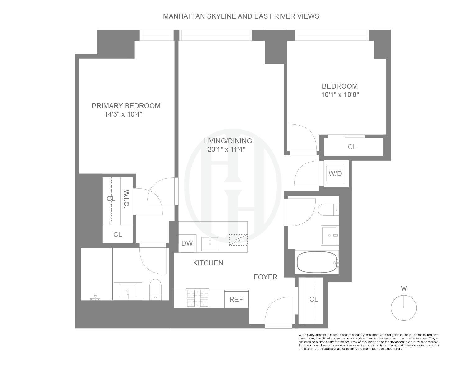 3 Court Square, Unit 5601 Queens, NY 11101 - Photo 20 of 20 a black and white photo of a picture of a floor