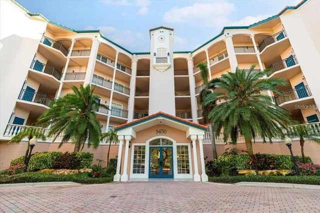 a front view of a building