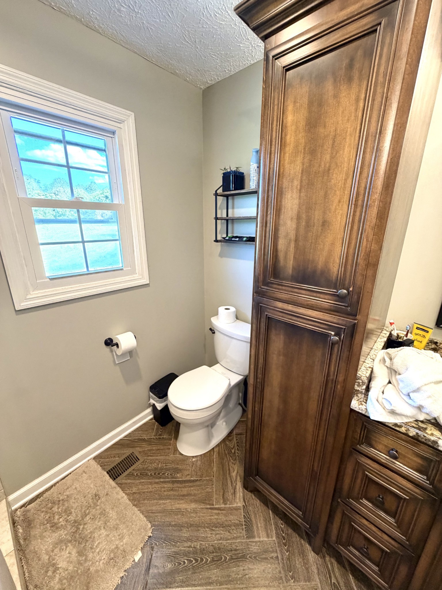 356 Lee Road Cottontown, TN 37048 - Photo 29 of 52 a bathroom with a toilet a sink and a window