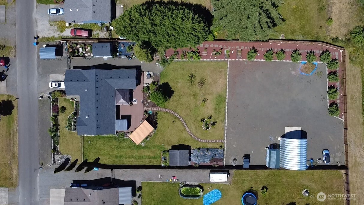 5922 184th Lane Southwest Rochester, WA 98579 - Photo 33 of 34 an aerial view of a house
