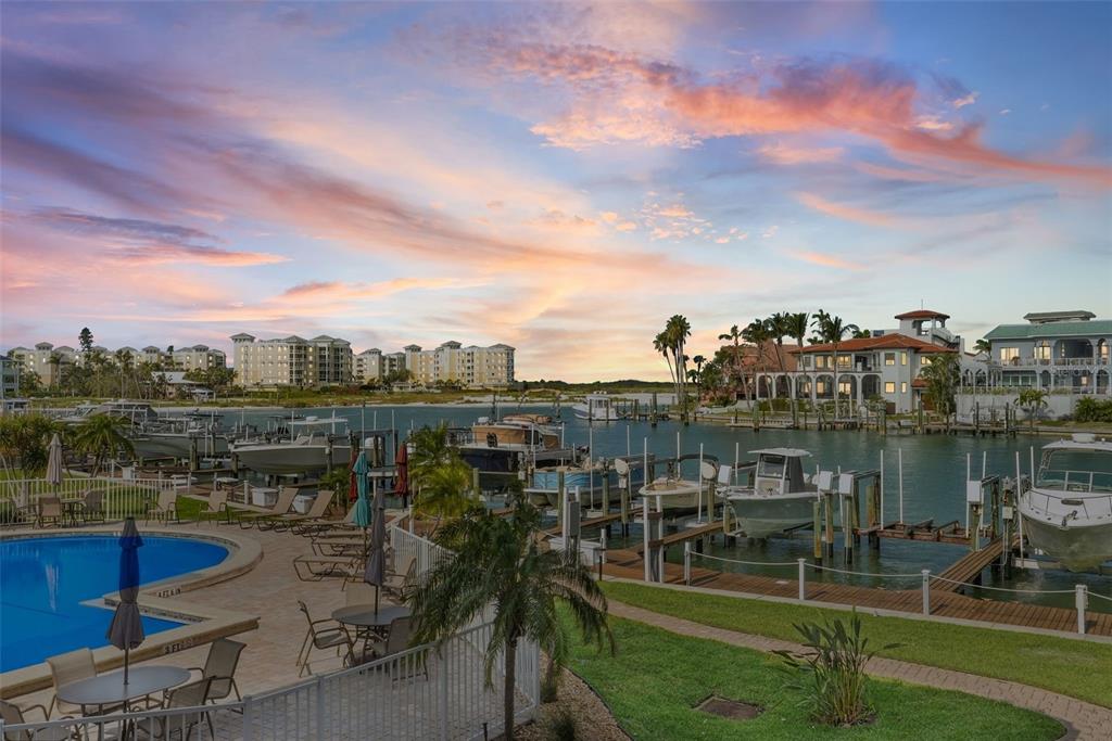 936 Pinellas Bayway South, Unit T5 Tierra Verde, FL 33715 - Photo 4 of 38 a view of a lake with a city
