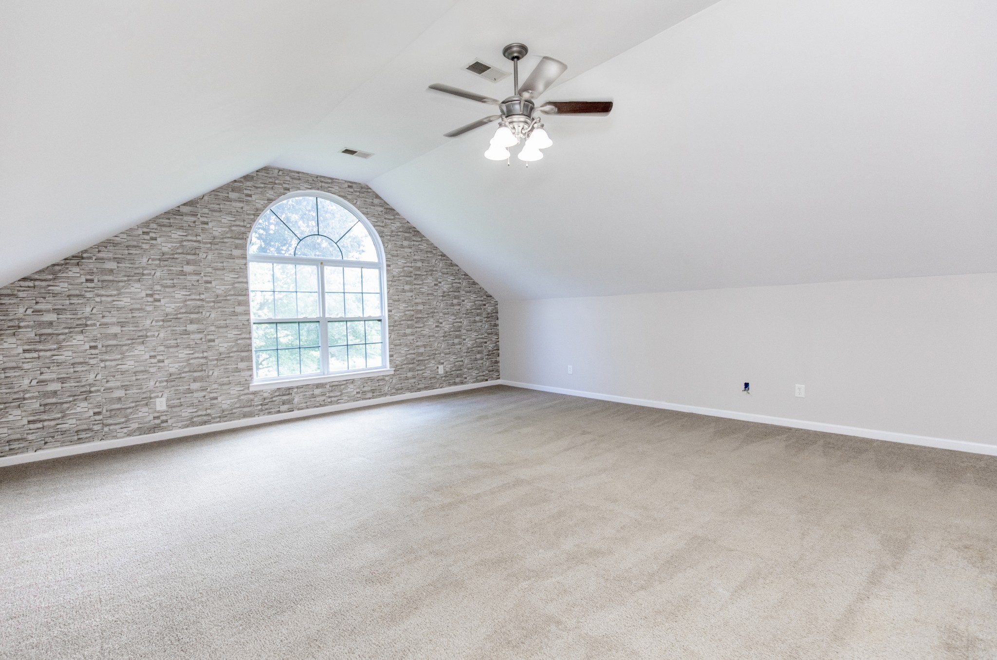 443 Clearview Road Cottontown, TN 37048 - Photo 13 of 21 an empty room with windows and ceiling fan