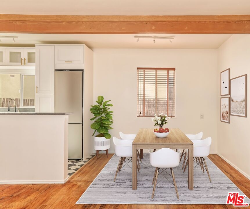 4332 Alla Road Los Angeles, CA 90066 - Photo 6 of 25 a view of a dining room with furniture and wooden floor