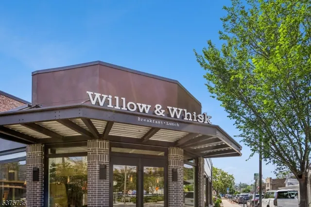 a front view of a building