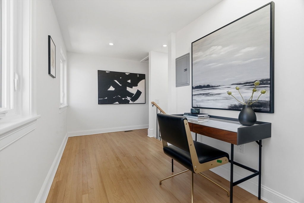 171 Shaw Road Brookline, MA 02467 - Photo 23 of 42 a view of a workspace with furniture and window