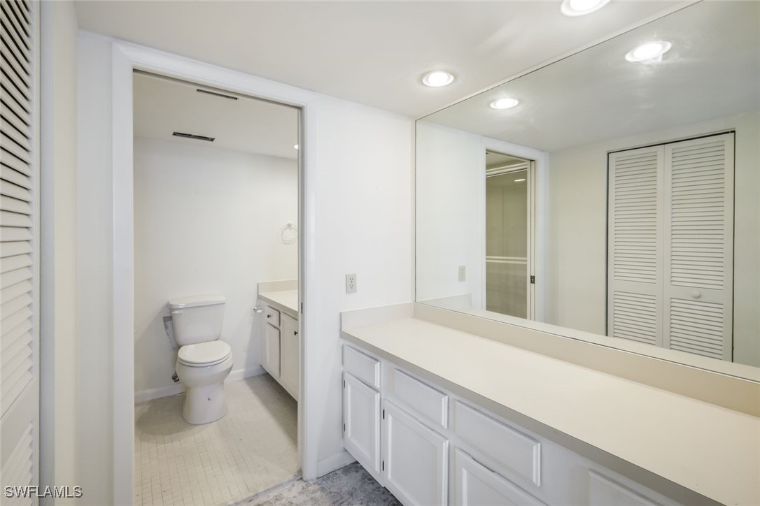 15021 Punta Rassa Road, Unit 902 Fort Myers, FL 33908 - Photo 14 of 31 a spacious bathroom with a shower sink and toilet