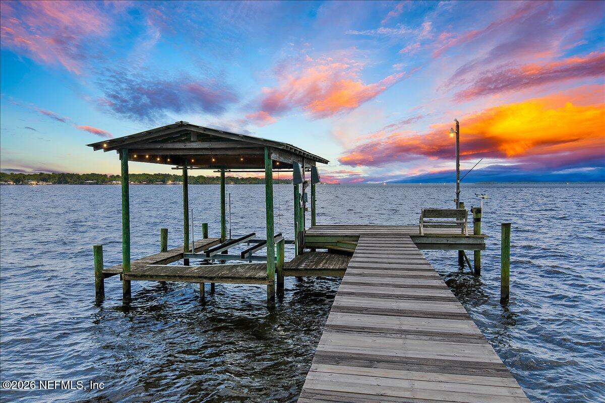 6443 Jack Wright Island Road St. Augustine, FL 32092 - Photo 4 of 49 04-Dock Sunset