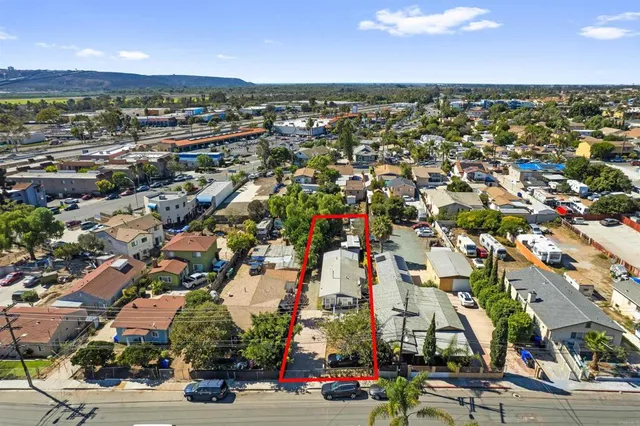 a view of outdoor space with lots of trees